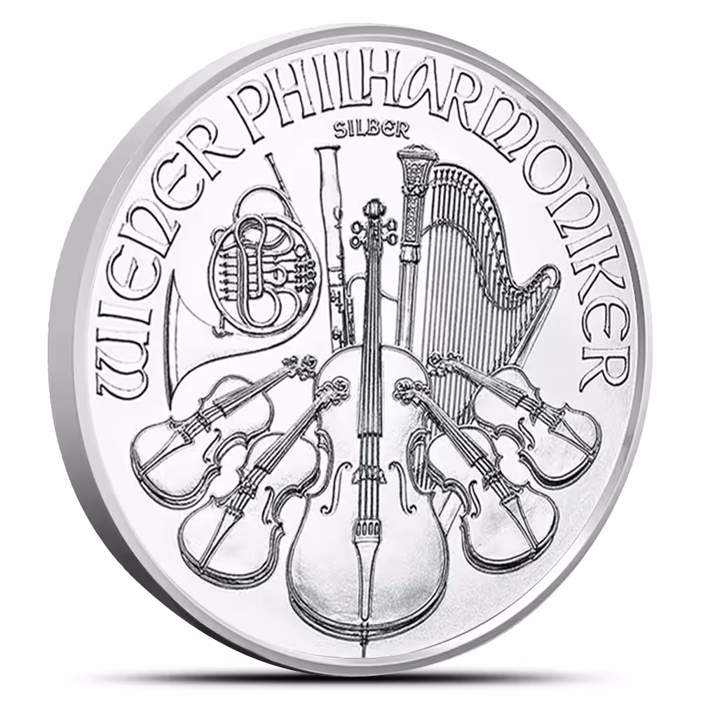 1 oz Austrian Silver Philharmonic Coins – Random Year – Lot of 20
