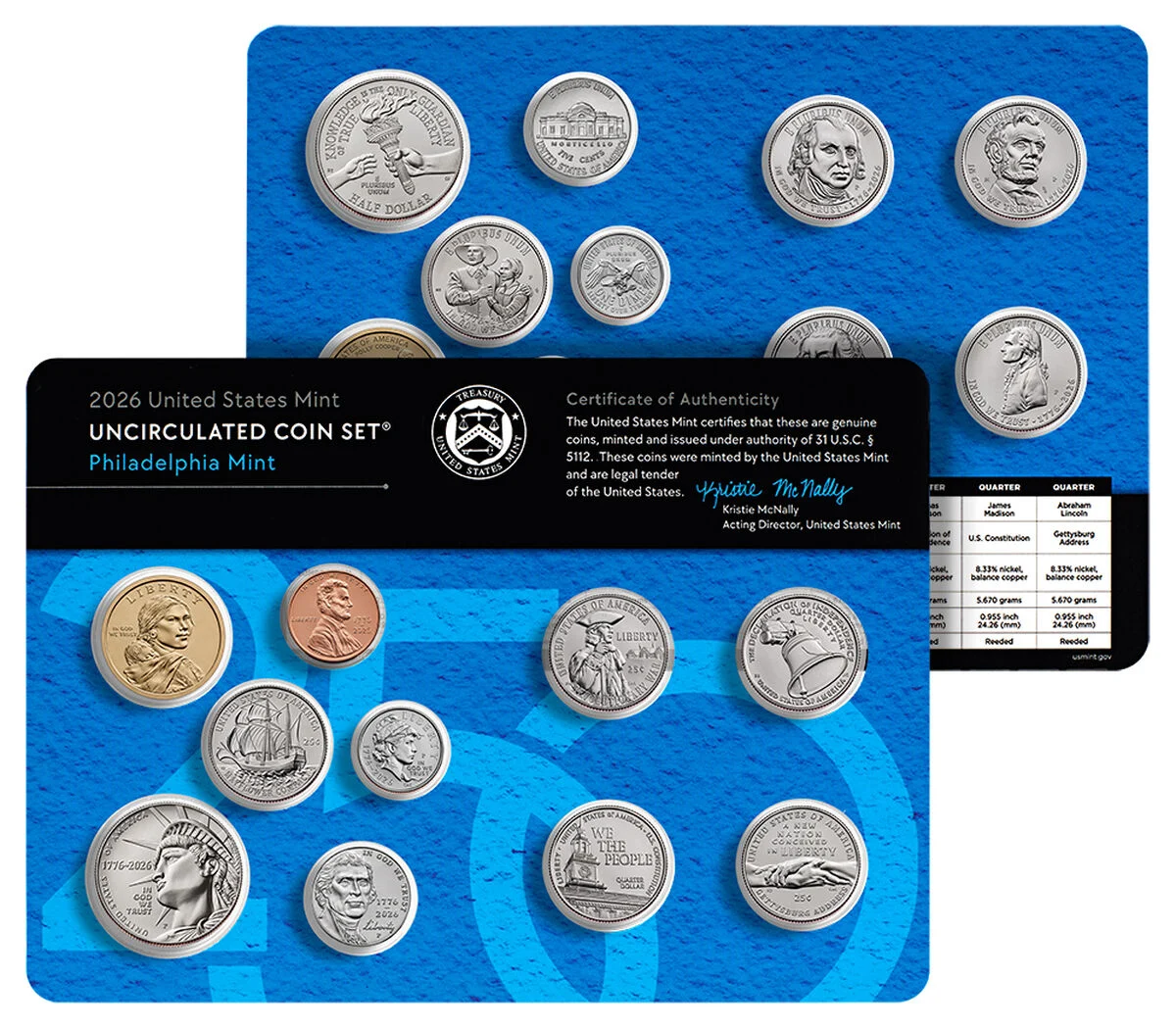 2026 United States Mint Uncirculated Coin Set - Image 4
