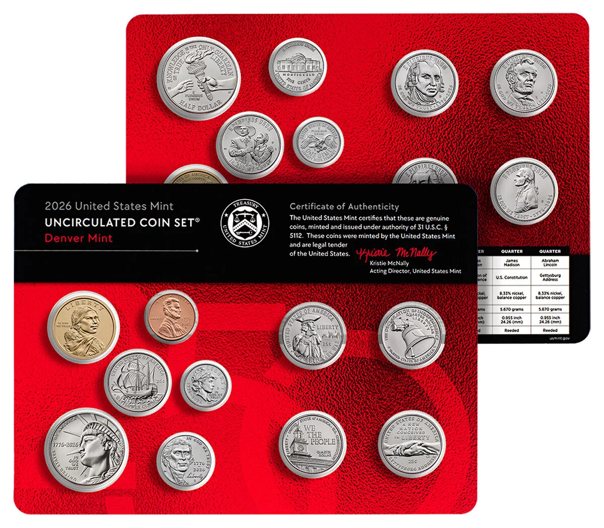 2026 United States Mint Uncirculated Coin Set - Image 2
