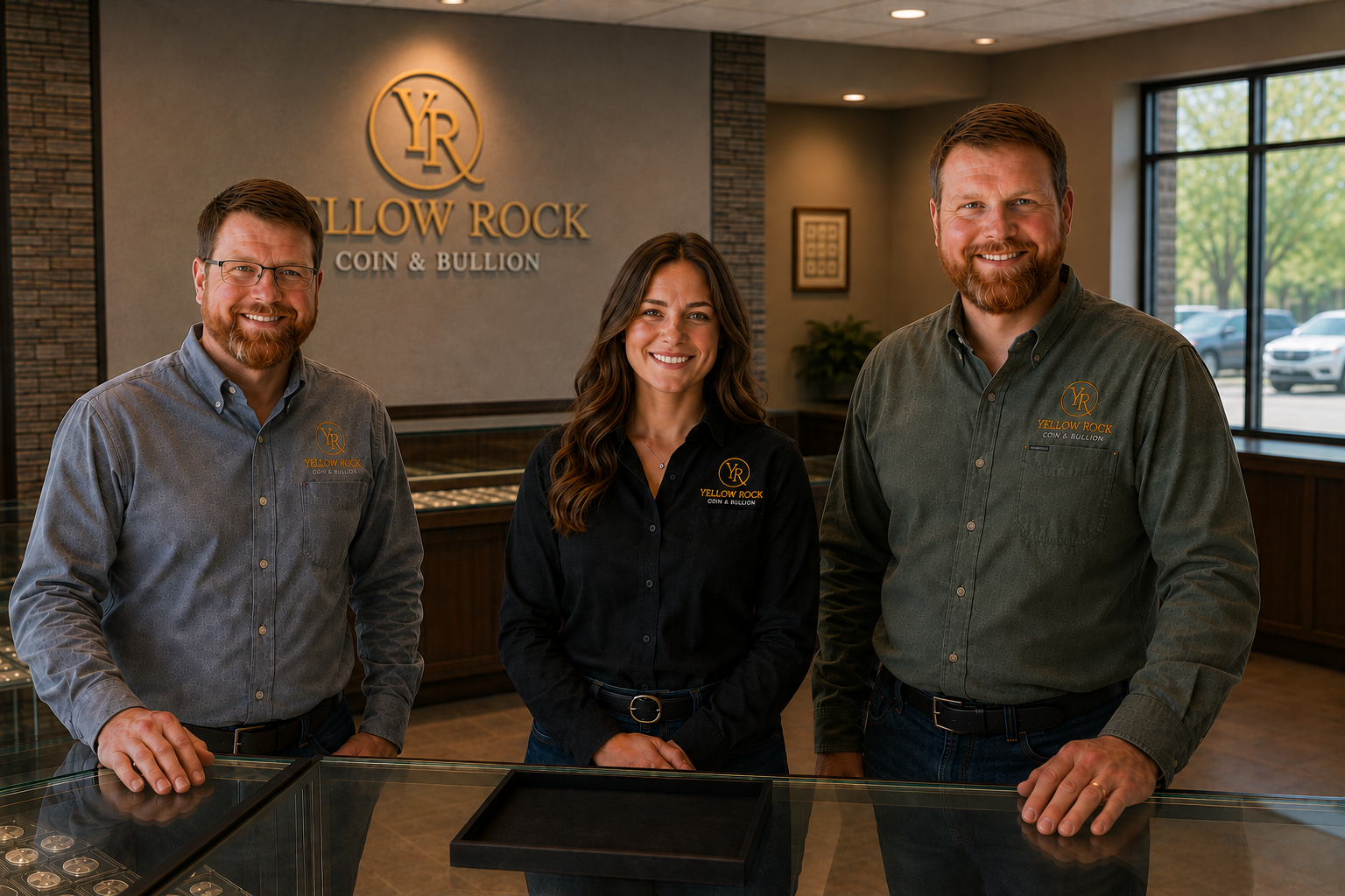 The team at Yellow Rock Coin and Bullion